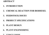 Industrial Biodiesel Plant Design and Engineering: Practical Experience
