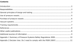 Design, manufacture, testing and use of Pressure vessels and Systems in Research