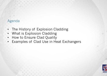 使用爆炸覆层金属延长换热器寿命并降低成本