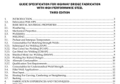Bridges Guide Spec for Hwy Bridge Fabrication with HPS-70W-3rd