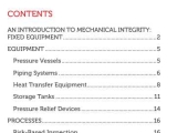 MECHANICAL INTEGRITY：FIXED EQUIPMENT STANDARDS & RECOMMENDED PRACTICES