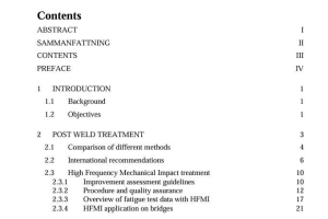 Post weld treatment Implementation on bridges with special focus on HFMI