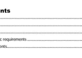 GENERAL TECHNICAL REQUIREMENTS