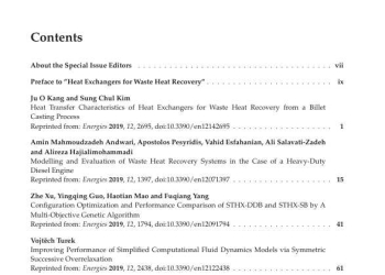 Heat Exchangers for Waste Heat Recovery