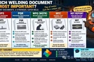 焊接五大核心文件-WPS PQR WPQ MTC NDT Report