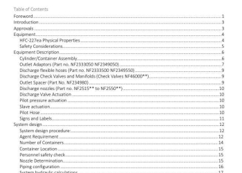 HFC-227ea Engineered System Design, Installation & Maintenance Manual