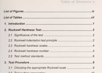 NIST Rockwell Hardness Measurement of Metallic Materials