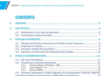 FATIGUE LIFE IMPROVEMENT OF WELDED STRUCTURES BY ULTRASONIC NEEDLE PEENING