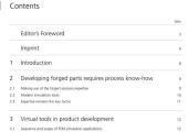 Simulation of forging processes