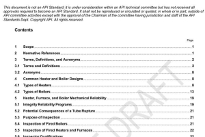 API RP 573-2025 Inspection of Fired Boilers and Heaters