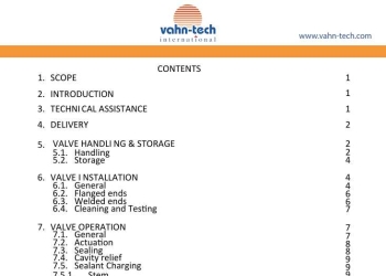 Ball Valves Installation, Operation & Maintenance Manual