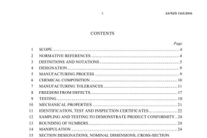 AS NZS-1163-2016 Cold-formed structural steel hollow sections