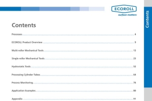 Tool Technology for Mechanical Metal Surface Improvement
