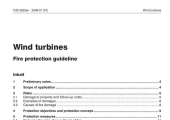 Wind turbines Fire protection guideline