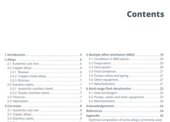 11029 Materials selection for desalination plants
