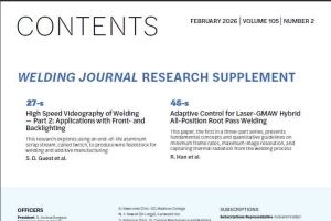 美国焊接学会杂志2026年第2期 AWS Welding Journal - 2026 02