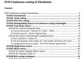 Continuous casting of aluminium