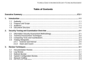 Technical Guide to Information Security Testing and Assessment