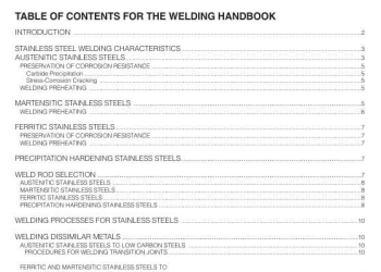 WELDING OF STAINLESS STEELS AND OTHER JOINING METHODS