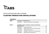 RULES FOR BUILDING AND CLASSING FLOATING PRODUCTION INSTALLATIONS