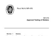NR476 DT R02 E Approval Testing of Welders