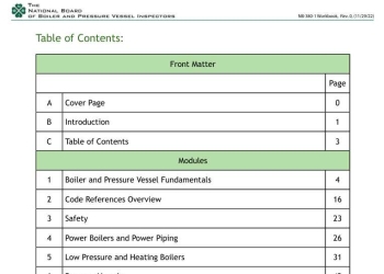 NBBI NB-380-1 WORKBOOK Inservice Inspection