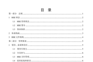 中国石化HSE手册-2021