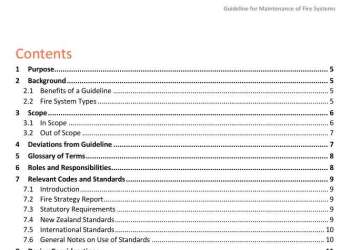 StayLive Guideline for Maintenance of Fire Systems