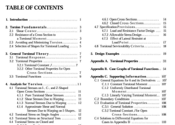 Torsional Analysis of Structural Steel Members
