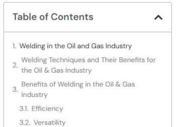 Welding in the Oil & Gas Industry Overview