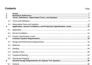 API SP 17D-2021 Specification for Subsea Wellhead and Tree Equipment