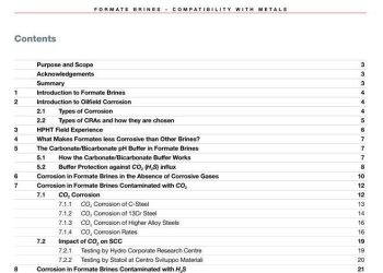 Formate Brines Compatibility with Metals