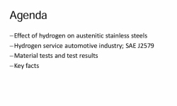 氢气应用奥氏体不锈钢——基于化学成分的性能比较