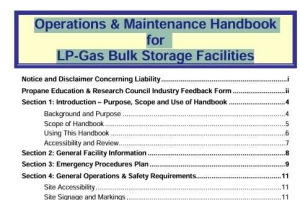Operations & Maintenance Handbook for LP-Gas Bulk Storage Facilities