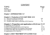 HEAT TREATMENT OF S.G CAST IRON AND ITS EFFECTS