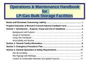 Operations & Maintenance Handbook for LP-Gas Bulk Storage Facilities