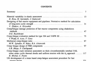 Creep-fatigue damage ruies for advanced fast reactor design