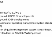 Management system standards for oil and gas industry