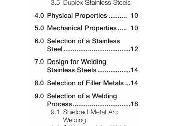 STAINLESS STEELS PROPERTIES – HOW TO WELD THEM WHERE TO USE THEM