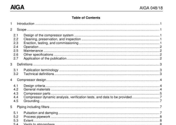 AIGA 048-18 RECIPROCATING COMPRESSORS  FOR  OXYGEN SERVICE