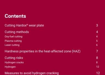 Cutting recommendations for Hardox wear plate