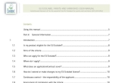 EU ECOLABEL PAINTS AND VARNISHES USER MANUAL