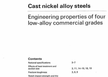 4393 Cast Nickel Alloy Steels - Engineering Properties