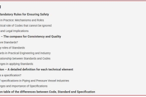 The Distinction Between Codes, Standards, and Specifications in Engineering