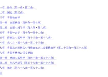 容器保安規則