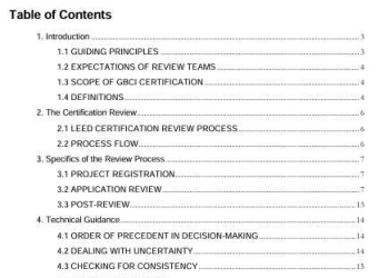 LEED Certification Manual 2020 Edition
