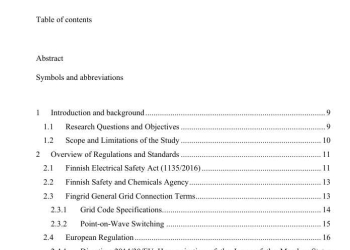 STANDARD DESIGN CRITERIA FOR ELECTRICAL SUBSTATIONS