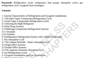 REFRIGERATION AND CRYOGENIC SYSTEMS