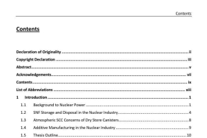 氯化物引发的奥氏体不锈钢在核工业中的应力腐蚀裂纹
