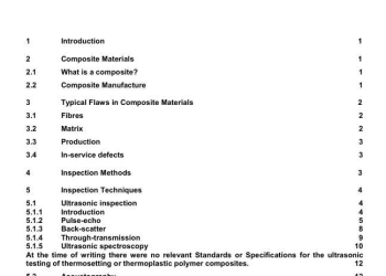 Non-Destructive Testing of Composite Materials